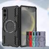 Магнитный Роскошный Бронированный Противоударный Чехол Для Samsung S25 Edge Capa Цветной Жесткий Противоударный Круглый Магнитный Samsung Galaxy S25 Edge