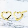 Серьги-гвоздики K10 Сердце 10-каратное золото [Sears] Женские серьги, Дизайн, se105-0004-yg