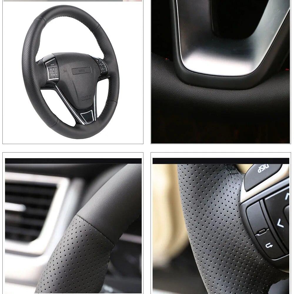 Customized Original DIY Car Steering Wheel Cover For BMW M Sport E36 E39 Z3 M E36/7 E36/8 Leather Braid For Steering Wheel