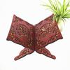 Ид Мубарак Книжная полка Деревянная Ислам Библейские книги Хранение Стойка для демонстрации Ретро Стенд