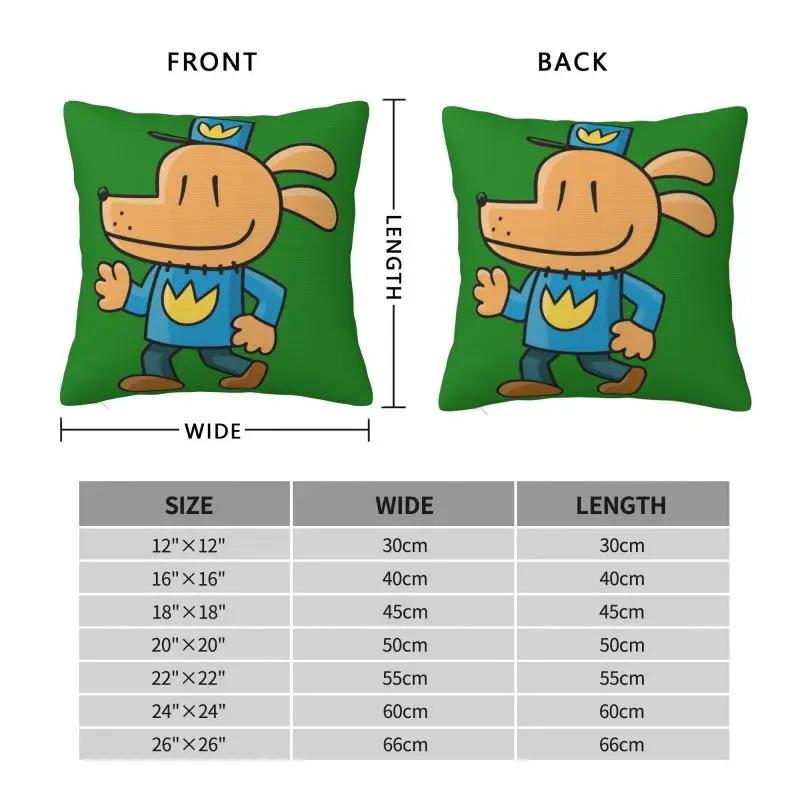 Dogmans Cartoon Art Pillow Case 45x45cm Home Decorative Kawaii Chair Cushion Cover Square Pillowcase