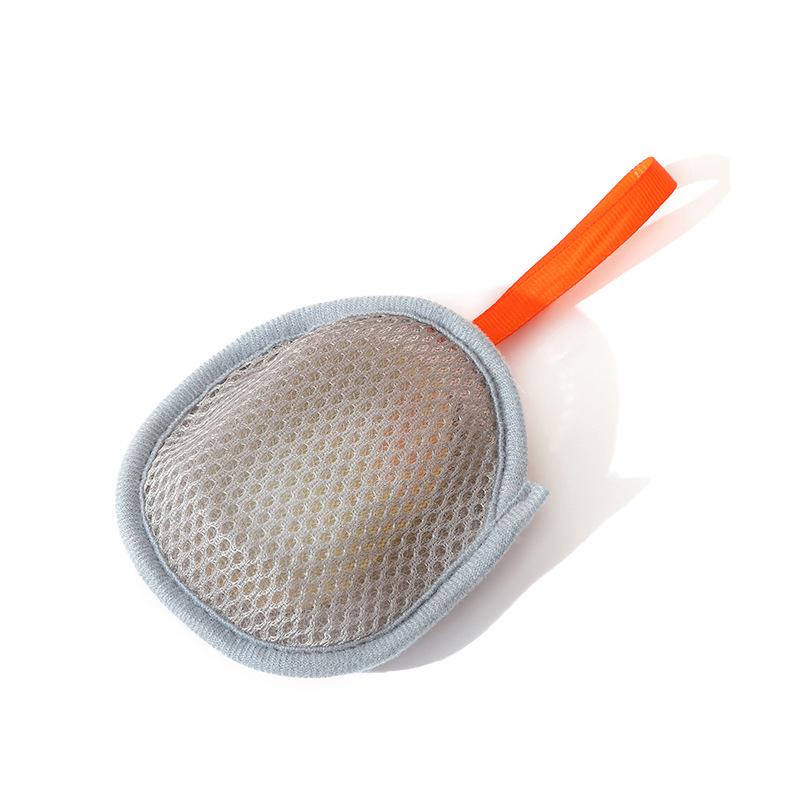 Двусторонняя отшелушивающая сетка для мыла и мочалка