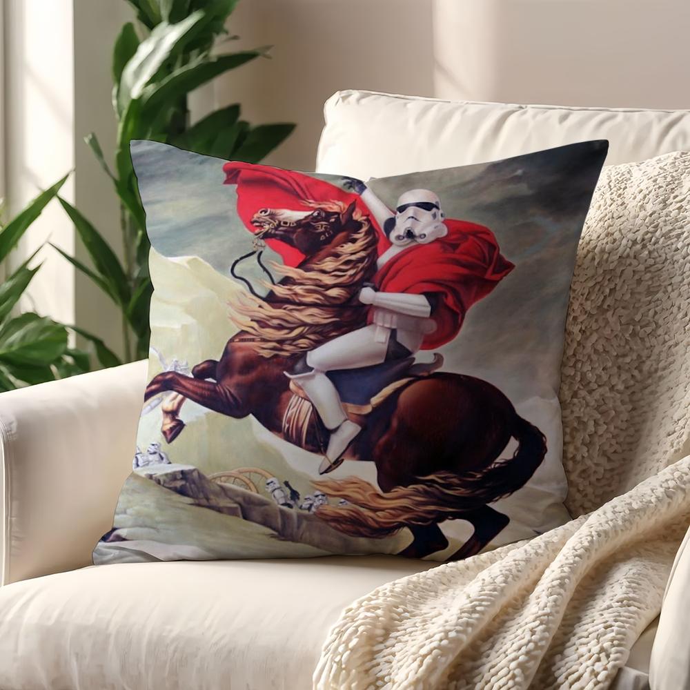 Funny Star WWARS cushion cover For Pillow Printing Sofa Decoration Home Car Room Coffee Shop Office Nordic Simplicity