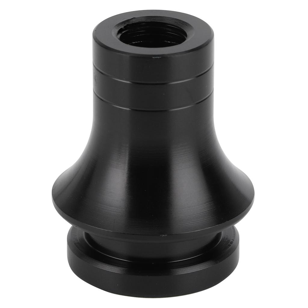 M12x1.25 Shift Knob Boot Retainer Aluminum Alloy Adapter for Manual Transmission VehiclesBlack