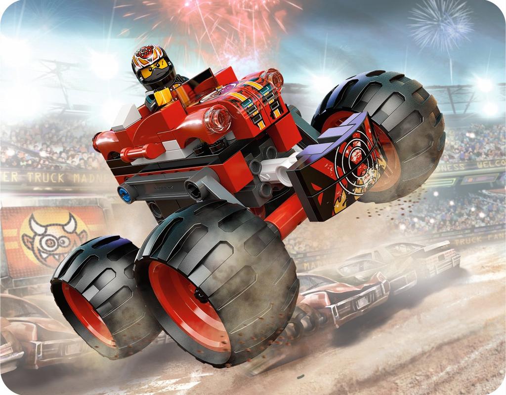 LEGO Racer Crash Crazy Demon Crazy Dmon 9092