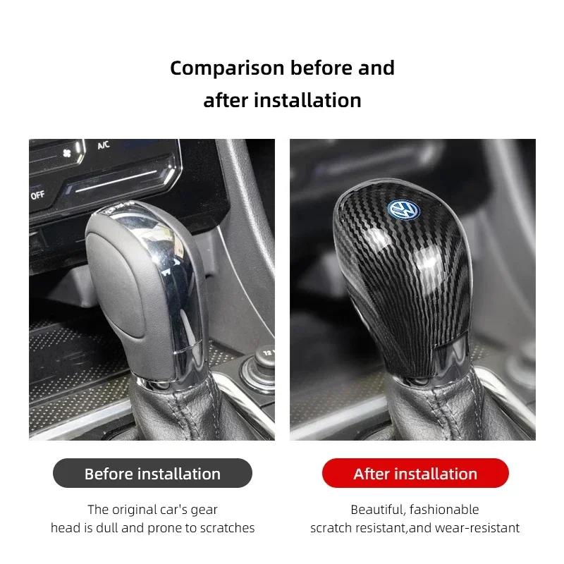 ·Car Gear Shift Cover Gear Handle Manual Shifter Lever Decor Shell For VW GTI Polo Golf Passat Tiguan Arteon Touareg CC Taigo Ca 5HDK