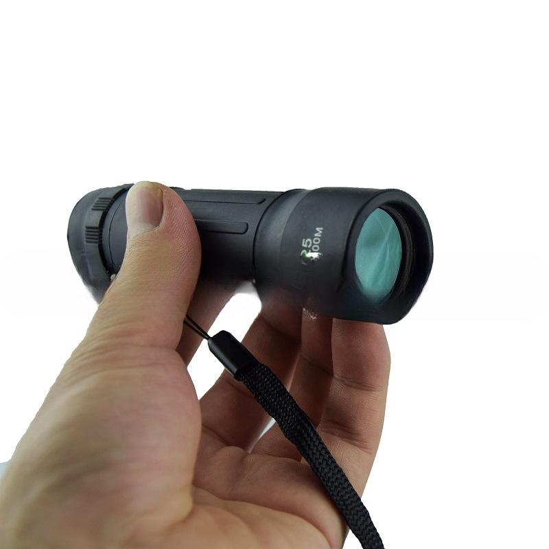 Оптовая продажа фабрики 10x25 Монокулярные очки для путешествий на открытом воздухе с высоким разрешением HD Мини-портативный.