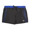 UMBRO Men's Black Boardshorts with Red Stripes
