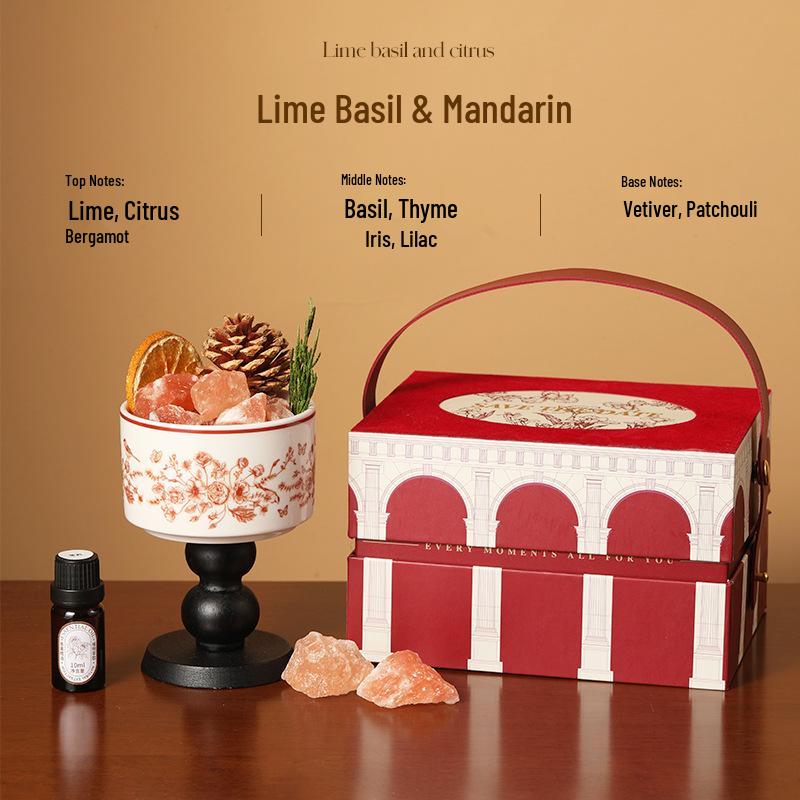 Crystal Stone Flameless Aromatherapy Diffuser: Elegant Ornament & Gift for Girls' Birthday and Engagement Party Favors.