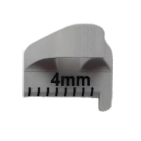 2/3/4MM Sewing Template Finger Ruler DIY Sewing Craft Projects Patchwork 3D Printed Sewing Stencil Tools with Precise Scale Sewing Enthusiasts Gift