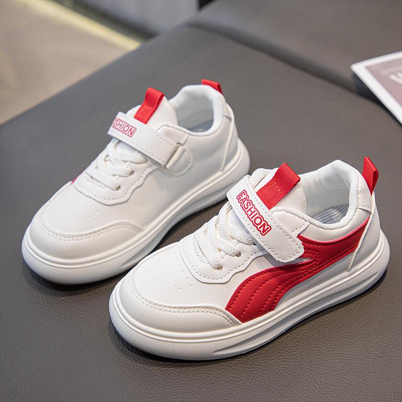 Детские кеды для мальчиков, спортивная обувь на мягкой подошве, новая коллекция весна-осень 2025, маленькие белые туфли для студентов, универсальная повседневная обувь, тренд