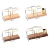 Metal Tissue Box Gold Tissue Dispenser Multi-use Napkin Holder  Restaurant