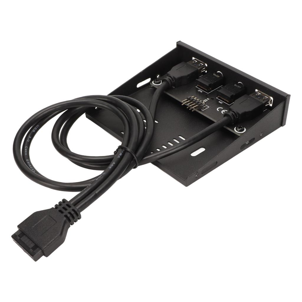 USB Front Panel USB 3.0 4 Ports Stable Transmission Jamproof Support Hot Plugging 3.5 Inch Front