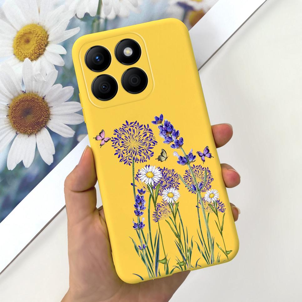 Women Fashion Girly Phone Case For Huawei Honor X9b Honor X8b Coque Funda Flower Pattern Soft Silicone Funda HonorX9b 5G Coques