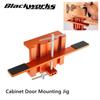 Cabinet Door Mounting Jig Aluminum Alloy Body Duty Tool for Face Frame or Frameless Cabinets Support Arm and Clamp Integrated