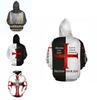 Cross Knight Cosplay Sweatshirt Soft Comfortable Unisex 3d Printed Hoodie Jacket For Medieval Style
