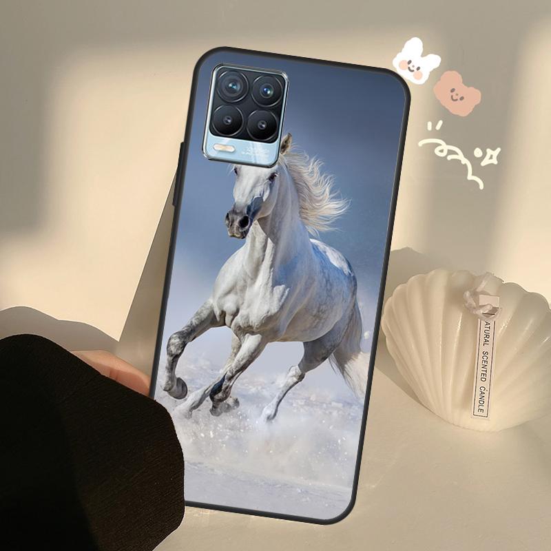 Чехол Horses Running For OnePlus 10 Pro 9 Pro 8T Nord2 9R для Realme GT 2 Pro 7 8 GT Neo2 9i 8i C21 Coque