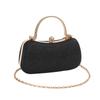 Fashion Chain Handbag, Banquet Bag, Shoulder Crossbody Small Square Bag, Unique Hand Carry Gold Bag