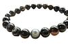 Kanaishi for Warding Off Evil and Fulfilling 8mm Tibetan Eye Eye Bracelet for Men and Women AAA Crushed Large 19cm Men with Thicker [Amulet Wishes]