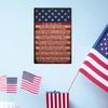 Putuo Decor Patriotic Metal Tin Sign Funny American Flag 4th of July Vintage Poster Wall Decor Man Cave Bar Party Garage Outdoor