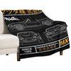 Blueprint of the MX-5 Miata Throw Blanket Giant Sofa Bed Loose wednesday Blankets