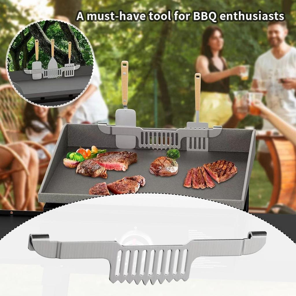 Новый магнитный дизайн, жироуловитель из нержавеющей стали, сетка для барбекю, крепежная стойка для пищевых блоков, аксессуары для гриля