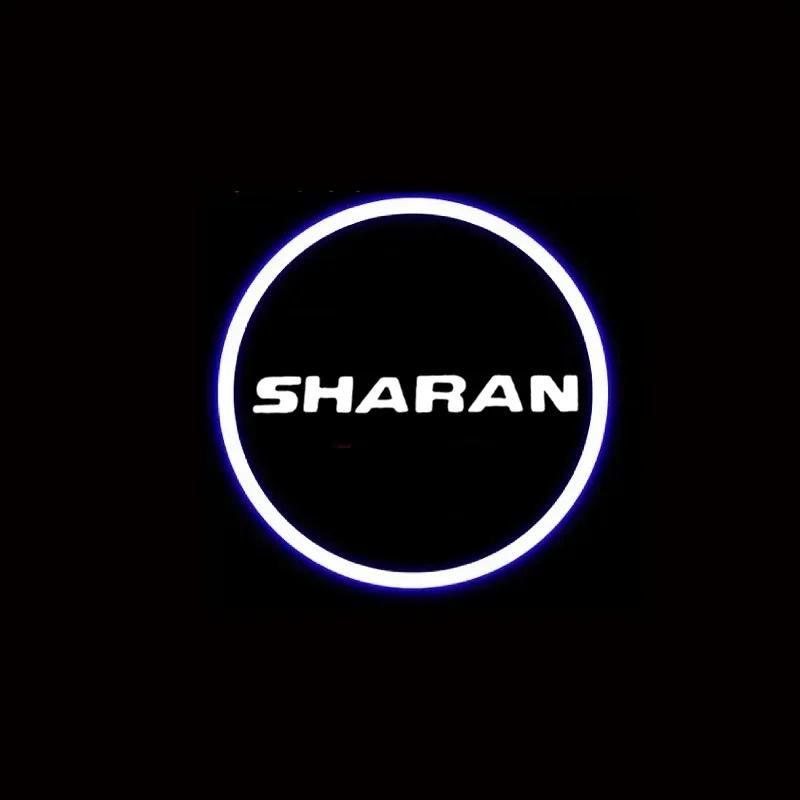 ADMVN1 2PCS Car Door Welcome Projector Light LED Ghost Shadow Lamp for Volkswagen VW Sharan Emblem 2012 2013 2014 2015 Accessories