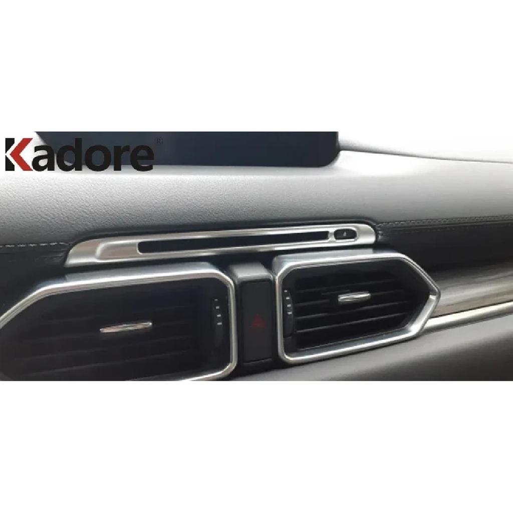 Центральная панель кнопок управления CD-переключателем для Mazda CX5 CX-5 KF CX8 CX-8 2017- 2024 Матовая отделка интерьера