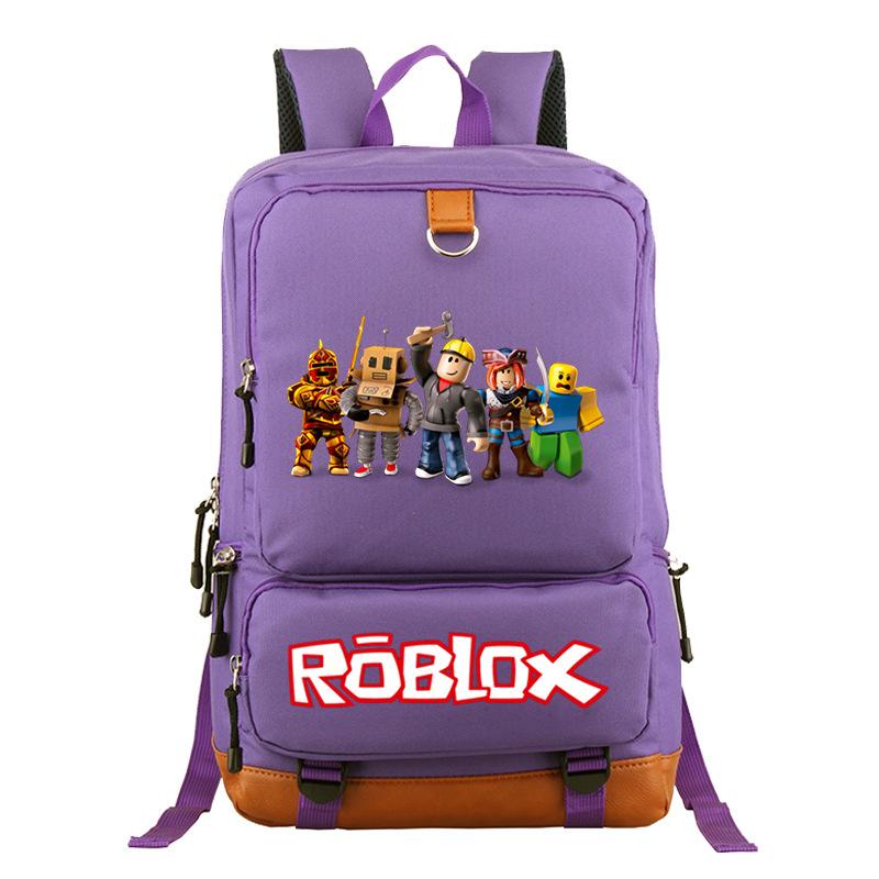 Game Merchandise Personalized Print Cartoon Backpack Virtual World Roblox Student Fashion Bag