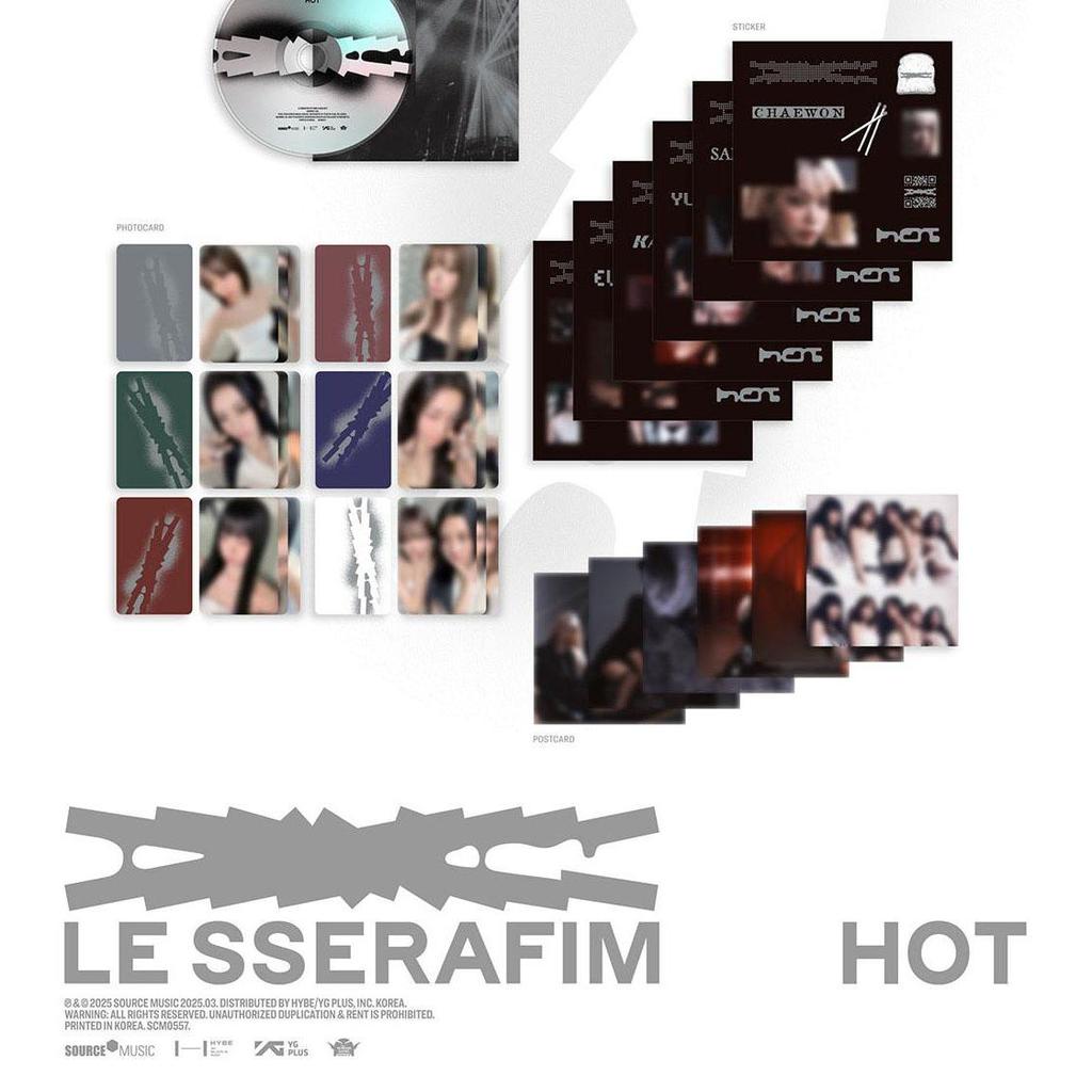 LE SSERAFIM 5th Mini Album 'HOT' (COMPACT Ver.)