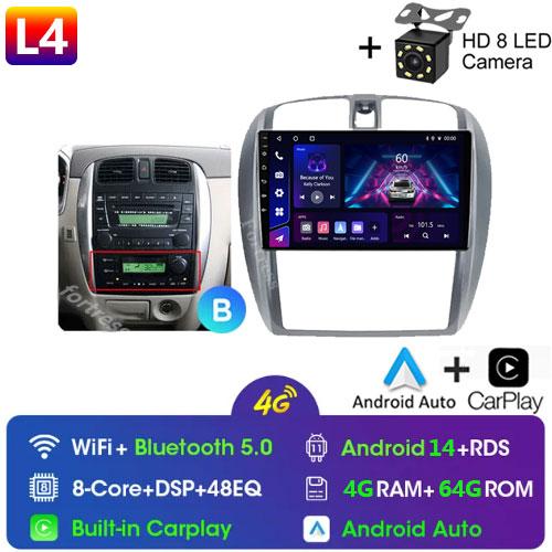 Fortress 8G+128G QLED автомобильное радио для Mazda 323 BJ 2000-2003 мультимедийный видеоплеер автонавигация Android 13 2din DVD головное устройство