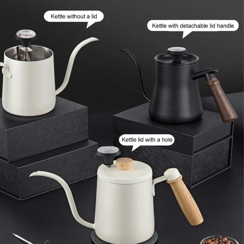 Stainless Steel Coffee Temperature Meter Clip-on Coffee Heat Measuring Tools  Home