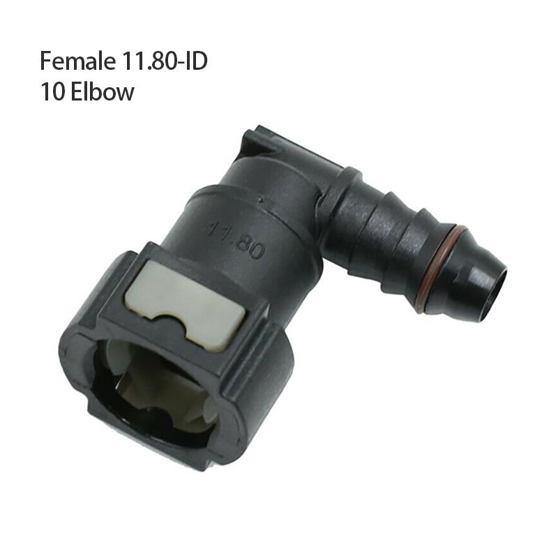 Auto Fuel Line Hose Coupler ID6 7.89 9.89 ID10 11.80 Nylon Rubber Oil Coupler Car Fuel Quick Release Connector Line Hose Parts