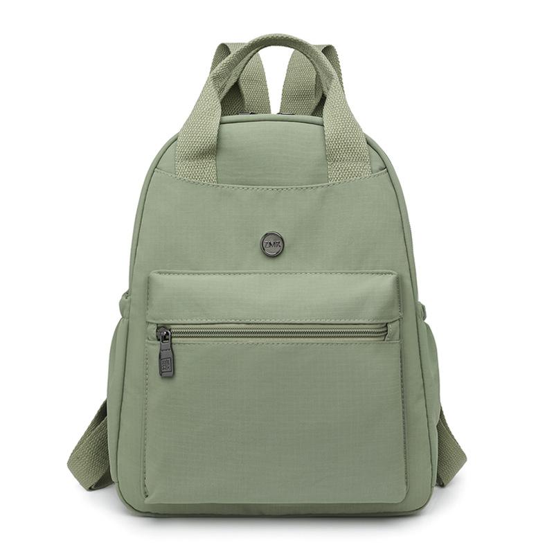 Однотонный рюкзак большой вместимости женский дорожный рюкзак легкий школьный рюкзак для студенток