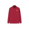Champion All-Weather Series Solid Color Zip-Up Stand Collar Knitted Sports Jacket Men Jacket Dark-Red 152410703-6