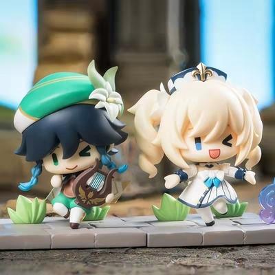 Фигурка Aixlan Genshin Impact Account, аниме-игра Genshin Impact Keqing Amber Klee Mona Figma, фигурка, модель игрушки