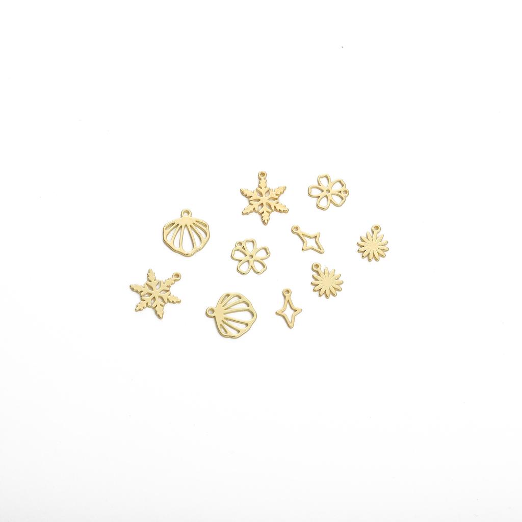 Медный одиночный подвесной полый кулон с цветком сливы и подсолнухом для изготовления ювелирных изделий своими руками, аксессуары для рукоделия