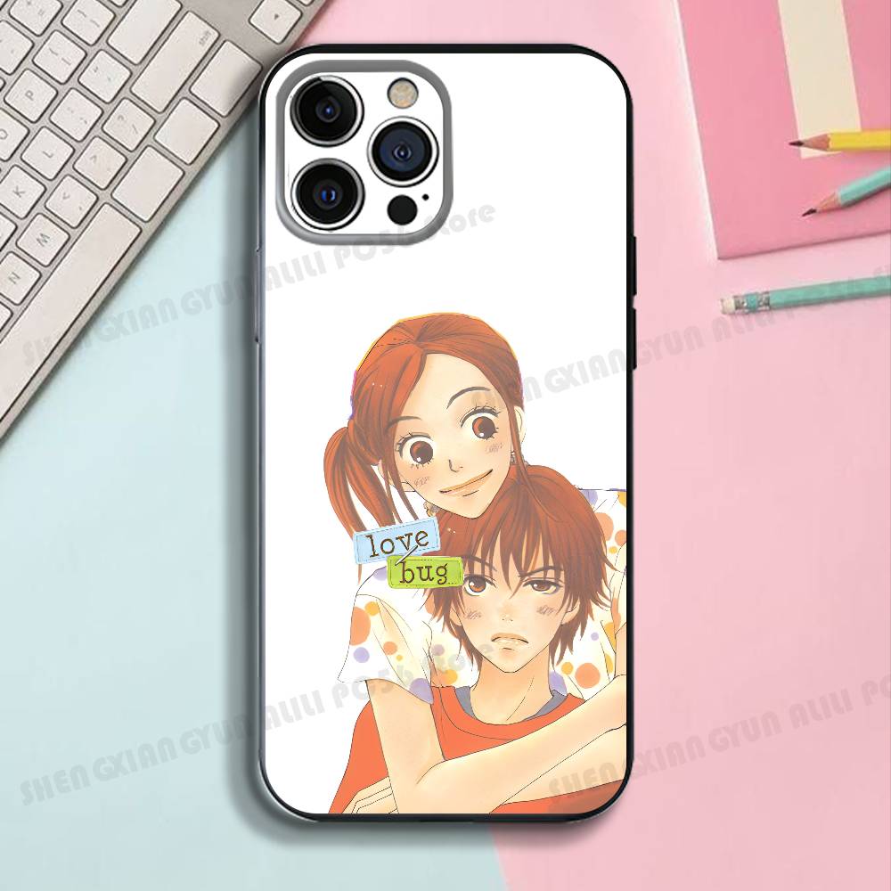 Cartoon Lovely C-Complex Risa Black Matte Phone Case For IPhone 17,16,15,14,13,12,13,12 Pro Max Plus XS Silicone Soft Back Cover