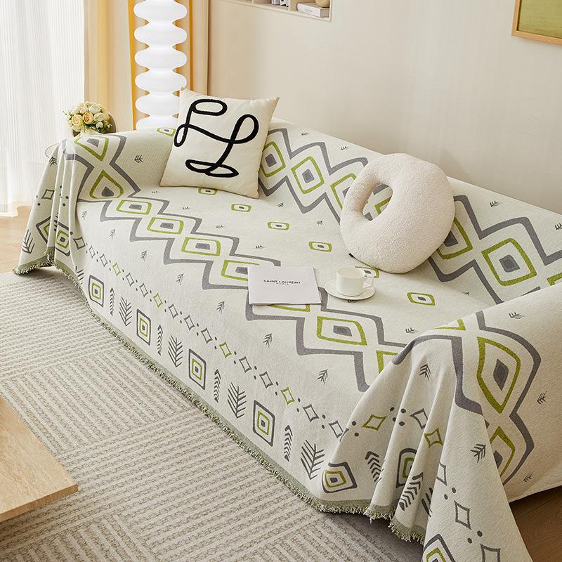 Modern Minimalist Bohemian Chenille Sofa Cover Universal Full Slipcover for All Seasons