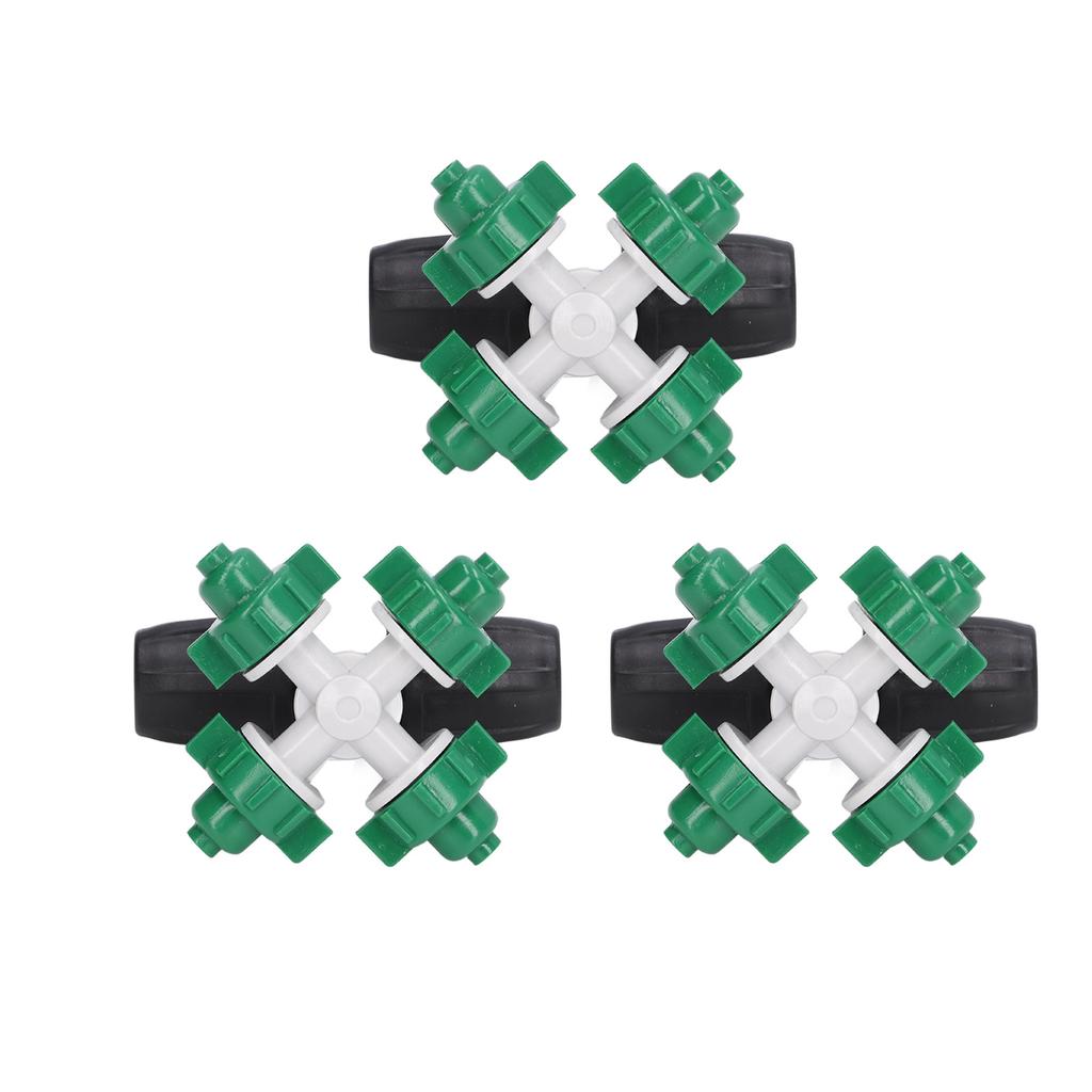 10 Наборов Пластиковое Распылительное Сопло Распылитель Крестообразный Комплект Аксессуаров для Ирригации