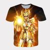 Polyester Quick-drying Saint Fighter Men Top Summer Casual Comfortable Quick-Drying Breathable Kids T Shirt Clothing XXS-6XL