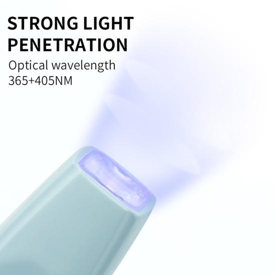 Портативная УФ-лампа для ногтей, мини-дизайн, компактный ручной быстросохнущий экологически чистый светильник для маникюра