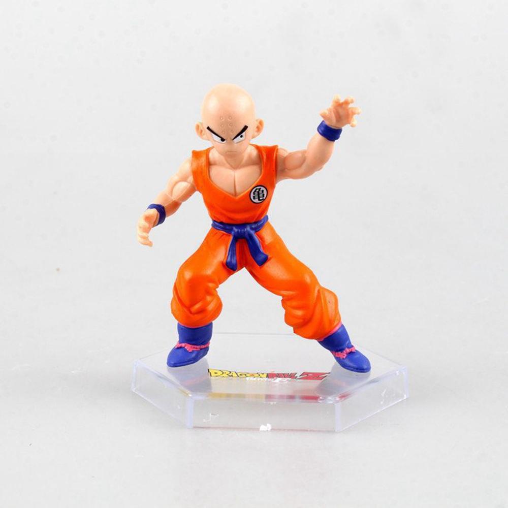 15CM 6Pcs/1Set Dragon Ball Figure Son Goku VegetaFrieza Piccolo Kulin Standing Anime Model Toy Gift Set Action Figure PVC