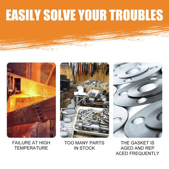 1 Set 50ml Engine Sealant High Temperature Resistant Strong Adhesive Car Motor Gap Seal Glue Repair Paste Auto Supplies