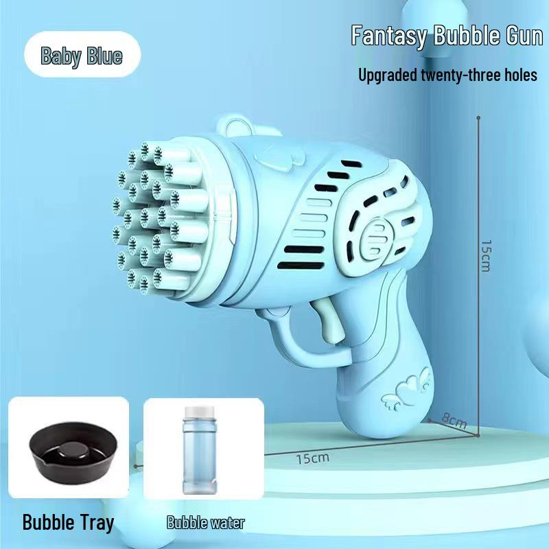 40-Hole Little Dinosaur Handheld Bubble Blower - Automatic Outdoor Toy for Kids