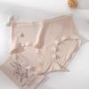 Women's Breathable Mid-Waist Mulberry Silk Triangle Briefs