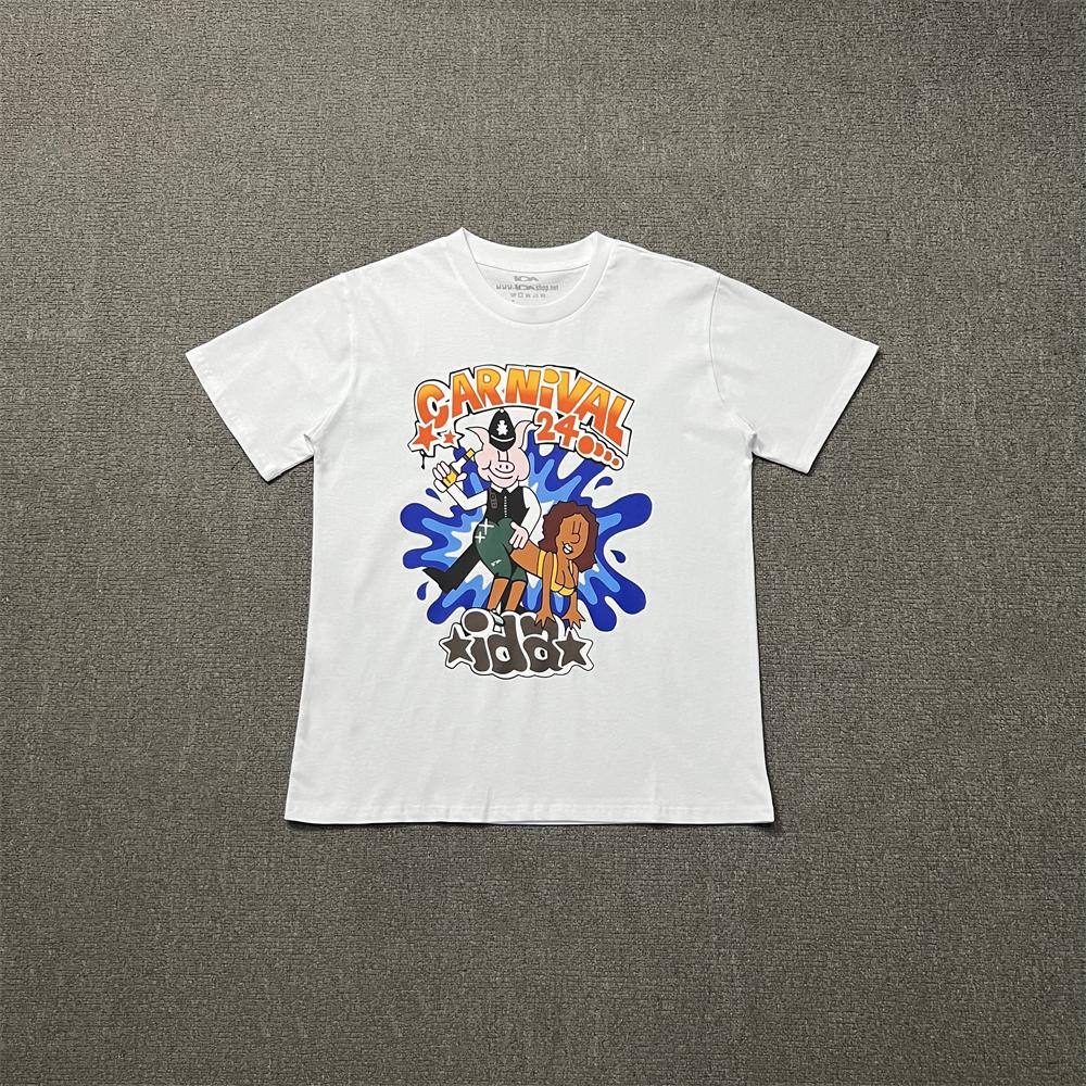 Summer New Print T Shirt Men Women Top Quality Vintage Style T-shirt Short Sleeve Tees