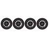 4 PCS RC Vehicle Wheels Rims 2.9in 12 Hole Aluminum Alloy RC Model Car Non Stick Metal Wheel Hub for 1 6 AXAIL SCX6