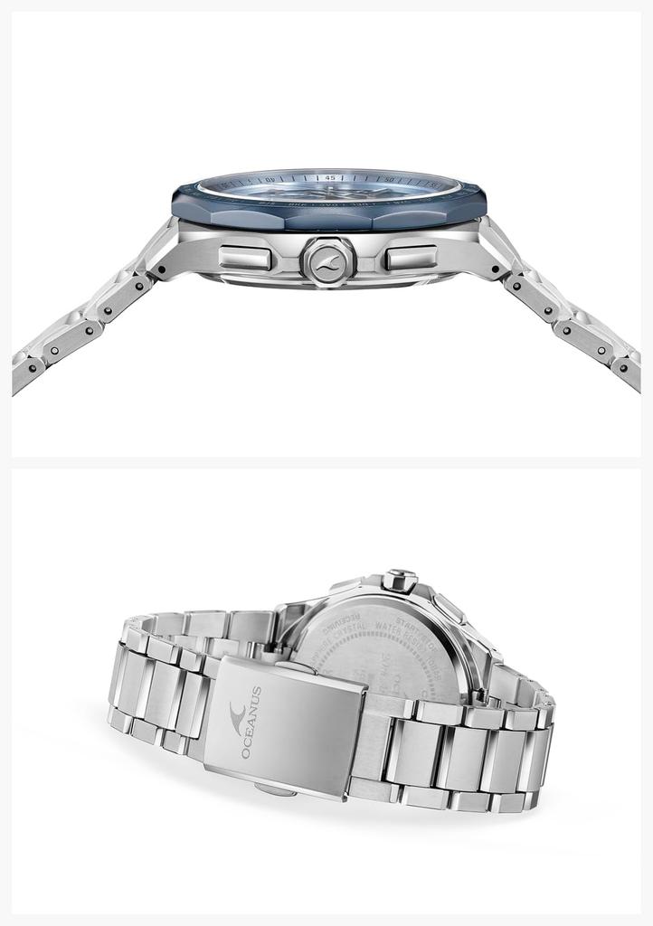 Смотрите OCEANUS в модели OCEANUS 20th Anniversary, модель CLASSIC LINE, ограниченный тиражом в 1 экземпляр по всему миру, оснащен Bluetooth, солнечная система, сапфировое стекло, серебристое [Casio]