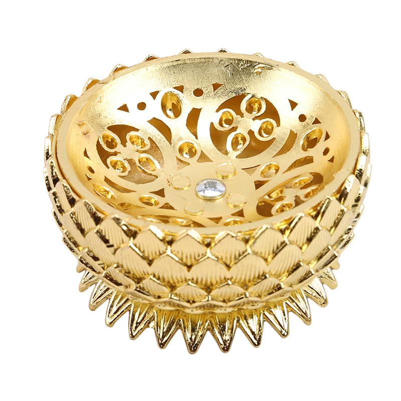 Lotus Incense Burner Alloy Eight Treasure Plate Incense Burner